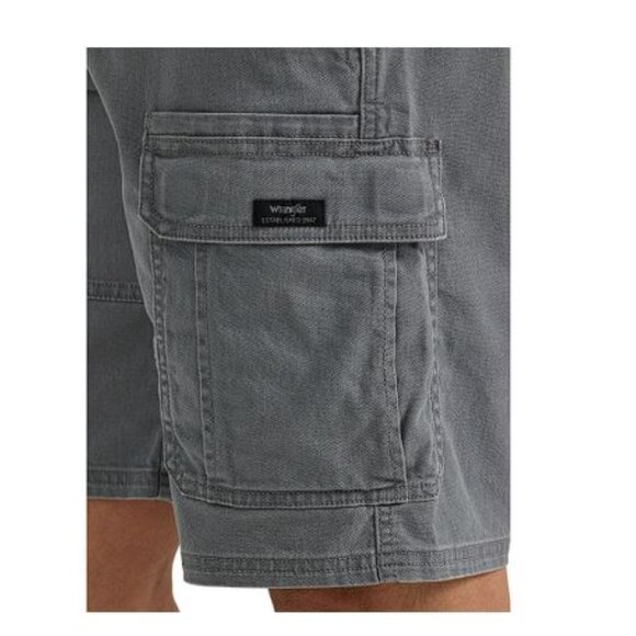 BRAND NEW Men's and Big Men's Stretch Cargo Shorts Pewter - Picture 6 of 7